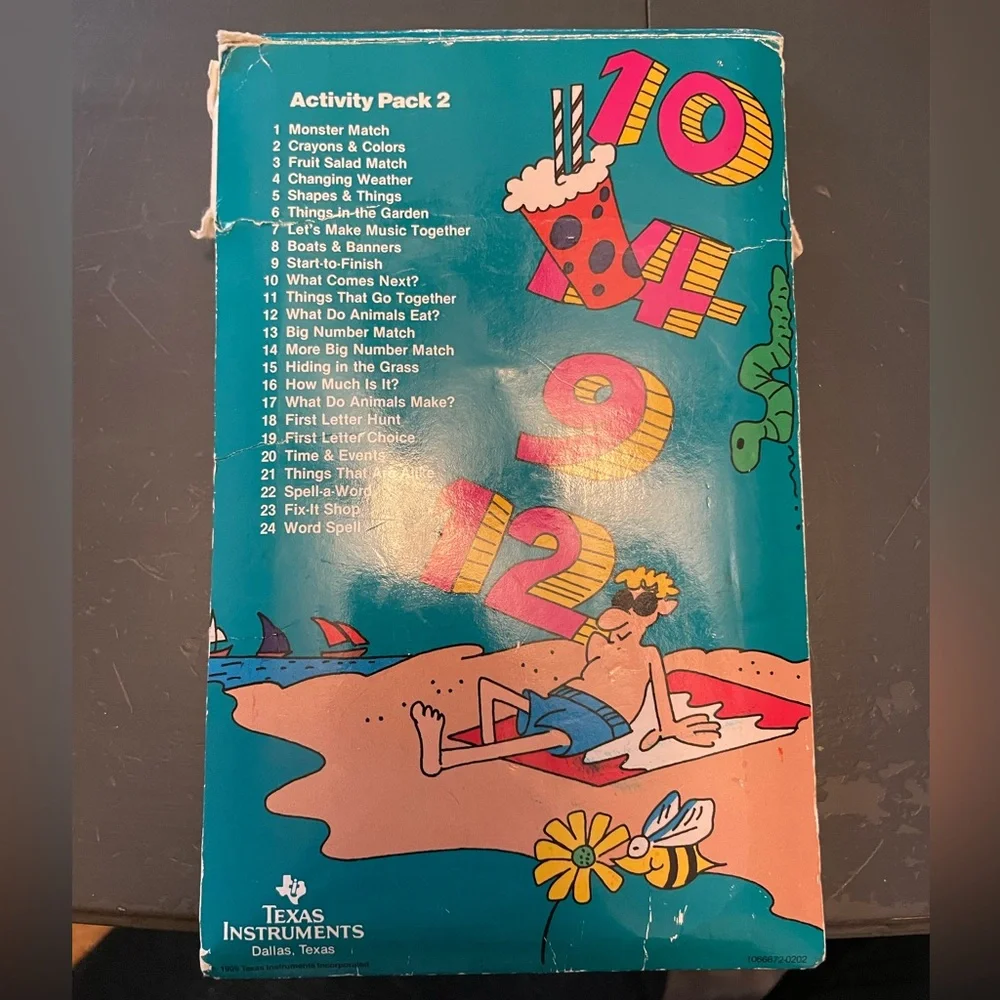 VTG Texas Instruments My Little Computer stem learning activity pack pre school